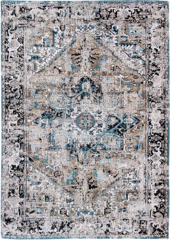 Louis De Poortere Antiquarian Heriz Collection 8708 Golden Horn Beige 140x200