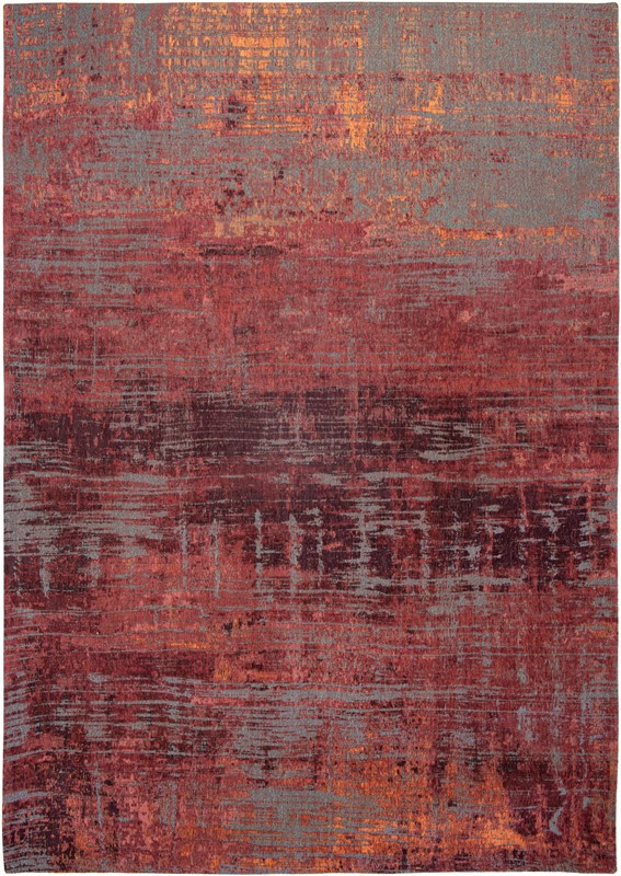 Louis De Poortere Atlantic Streaks Collection 9125 Nassau Red 80x150