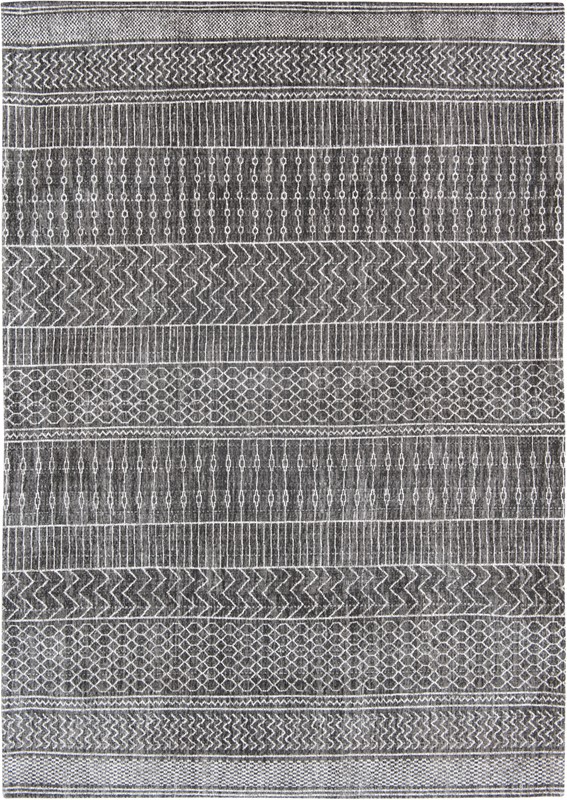 Louis De Poortere Khayma Agadir Collection 8673 Amazigh Grey 230x330