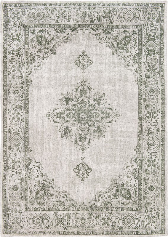 Louis De Poortere Khayma Fairfield Collection 8679 Green Border 80x150