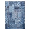 Louis De Poortere Khayma Farrago Collection 8781 Tuareg Blue 60x90