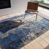 Louis De Poortere Mad Men Cracks 8629 Abyss Blue 80x150